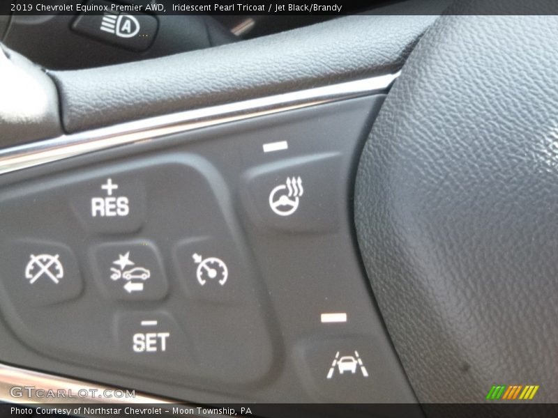 Iridescent Pearl Tricoat / Jet Black/Brandy 2019 Chevrolet Equinox Premier AWD