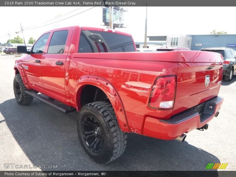 Flame Red / Black/Diesel Gray 2016 Ram 1500 Tradesman Crew Cab 4x4
