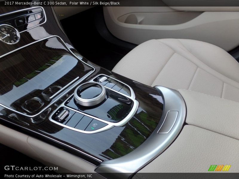 Polar White / Silk Beige/Black 2017 Mercedes-Benz C 300 Sedan