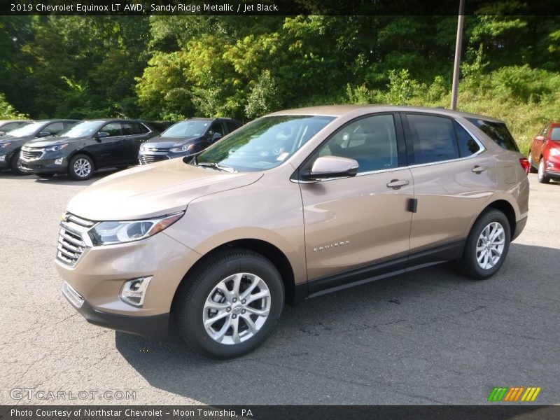 Sandy Ridge Metallic / Jet Black 2019 Chevrolet Equinox LT AWD