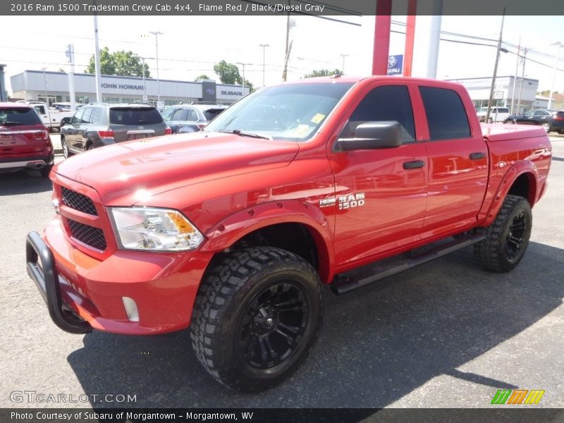 Flame Red / Black/Diesel Gray 2016 Ram 1500 Tradesman Crew Cab 4x4