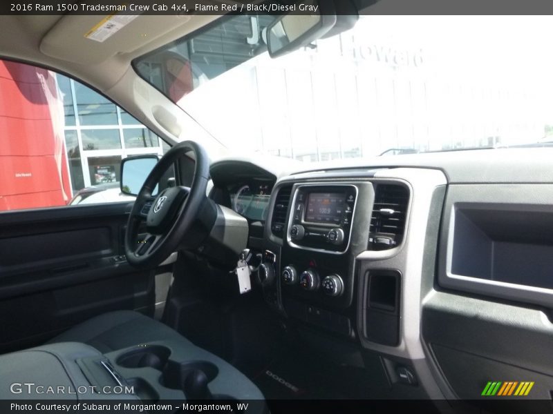 Flame Red / Black/Diesel Gray 2016 Ram 1500 Tradesman Crew Cab 4x4