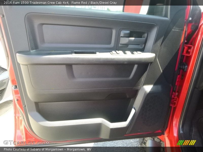 Flame Red / Black/Diesel Gray 2016 Ram 1500 Tradesman Crew Cab 4x4