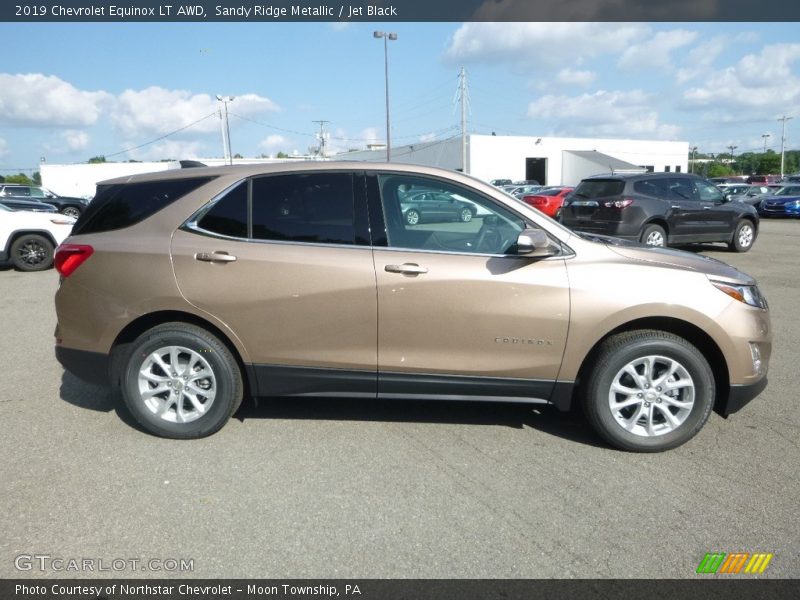 Sandy Ridge Metallic / Jet Black 2019 Chevrolet Equinox LT AWD