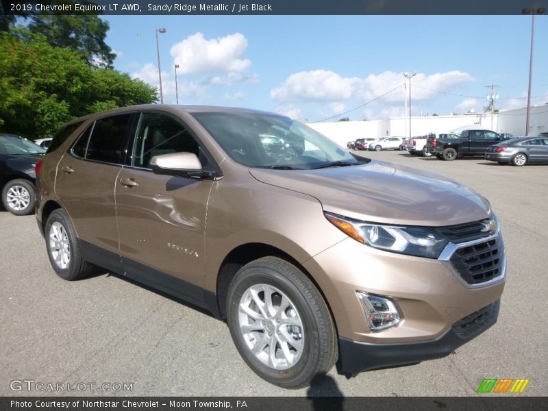 Sandy Ridge Metallic / Jet Black 2019 Chevrolet Equinox LT AWD