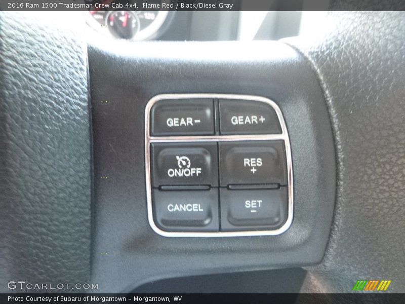 Flame Red / Black/Diesel Gray 2016 Ram 1500 Tradesman Crew Cab 4x4