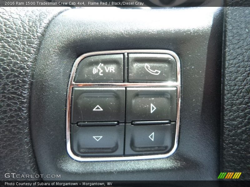 Flame Red / Black/Diesel Gray 2016 Ram 1500 Tradesman Crew Cab 4x4