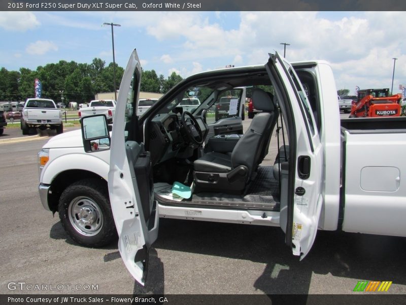 Oxford White / Steel 2015 Ford F250 Super Duty XLT Super Cab