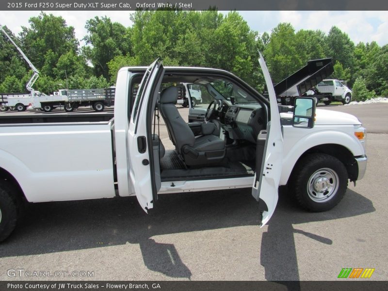 Oxford White / Steel 2015 Ford F250 Super Duty XLT Super Cab