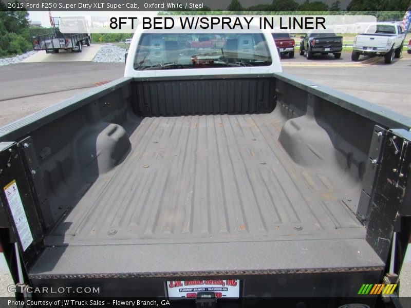 Oxford White / Steel 2015 Ford F250 Super Duty XLT Super Cab