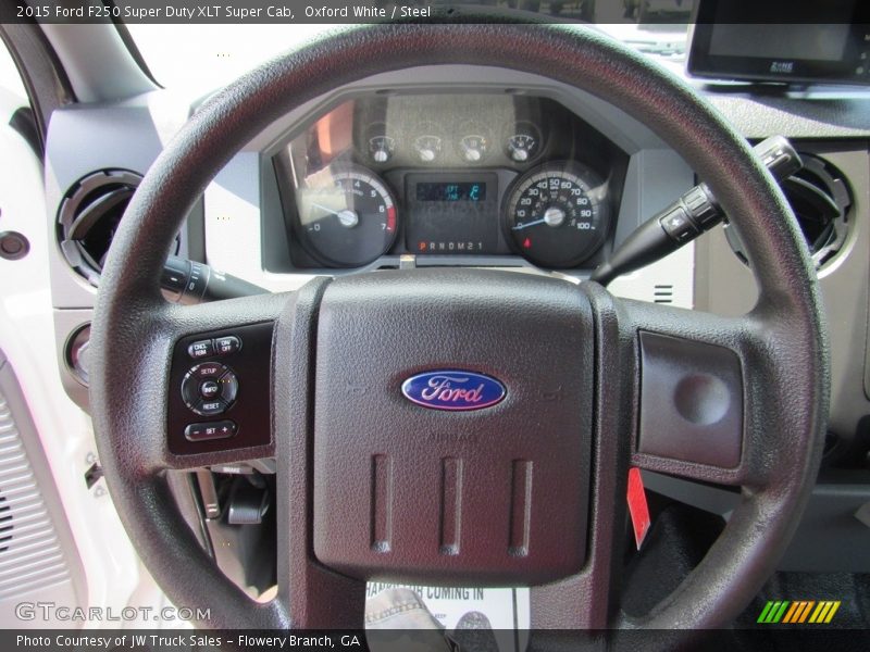 Oxford White / Steel 2015 Ford F250 Super Duty XLT Super Cab
