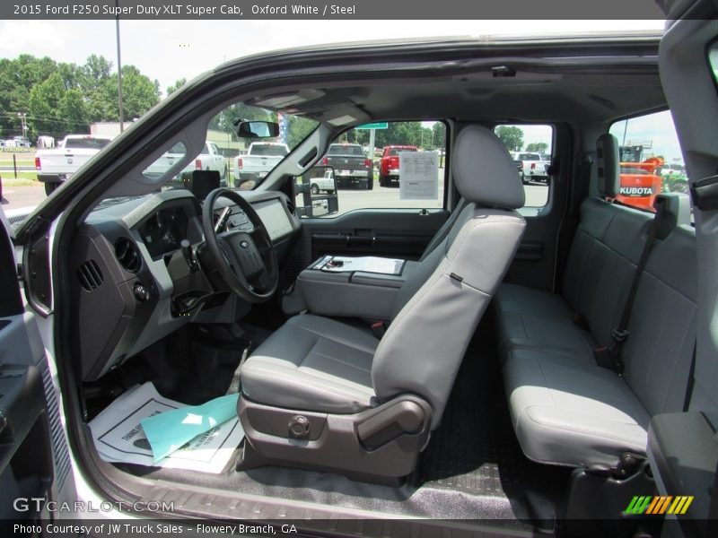 Oxford White / Steel 2015 Ford F250 Super Duty XLT Super Cab