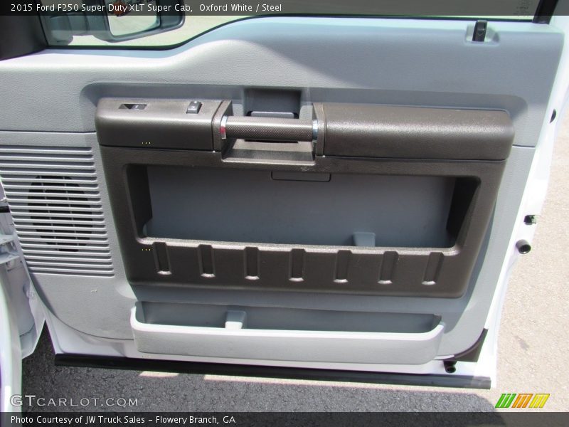Oxford White / Steel 2015 Ford F250 Super Duty XLT Super Cab