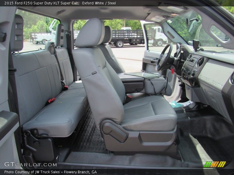 Oxford White / Steel 2015 Ford F250 Super Duty XLT Super Cab