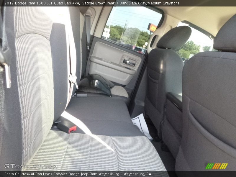 Saddle Brown Pearl / Dark Slate Gray/Medium Graystone 2012 Dodge Ram 1500 SLT Quad Cab 4x4