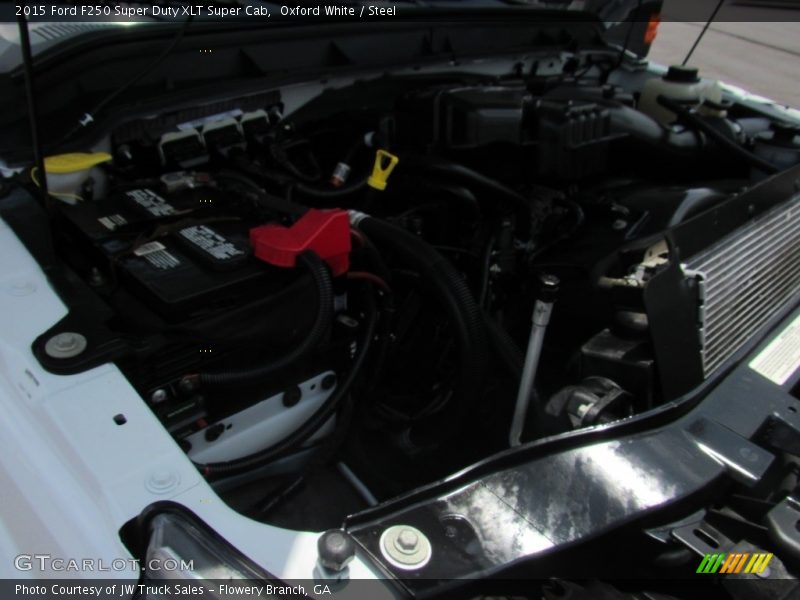 Oxford White / Steel 2015 Ford F250 Super Duty XLT Super Cab