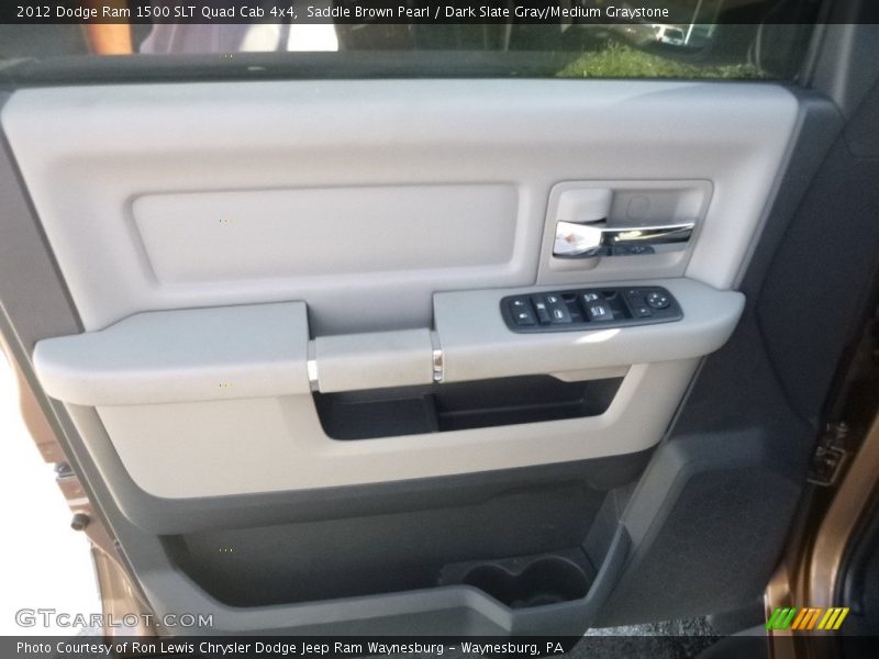 Saddle Brown Pearl / Dark Slate Gray/Medium Graystone 2012 Dodge Ram 1500 SLT Quad Cab 4x4