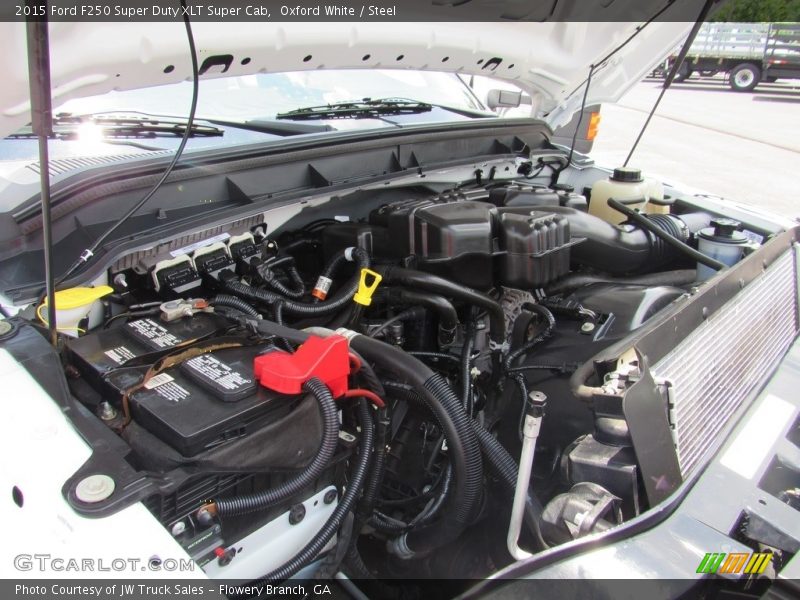 Oxford White / Steel 2015 Ford F250 Super Duty XLT Super Cab