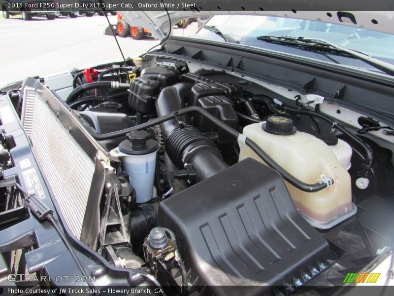 Oxford White / Steel 2015 Ford F250 Super Duty XLT Super Cab