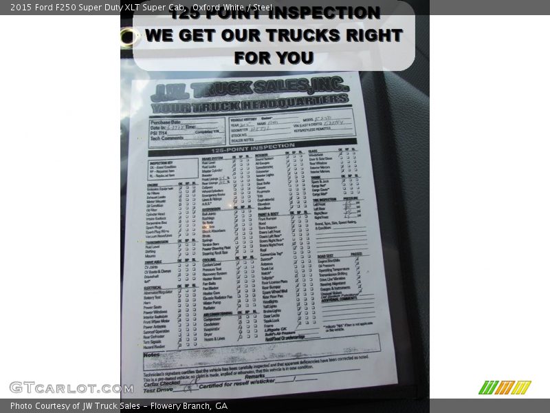 Oxford White / Steel 2015 Ford F250 Super Duty XLT Super Cab