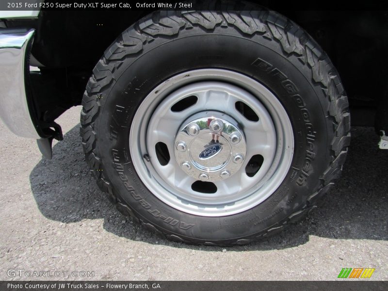 Oxford White / Steel 2015 Ford F250 Super Duty XLT Super Cab