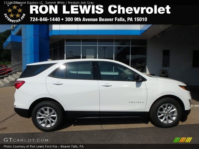 Summit White / Medium Ash Gray 2019 Chevrolet Equinox LS