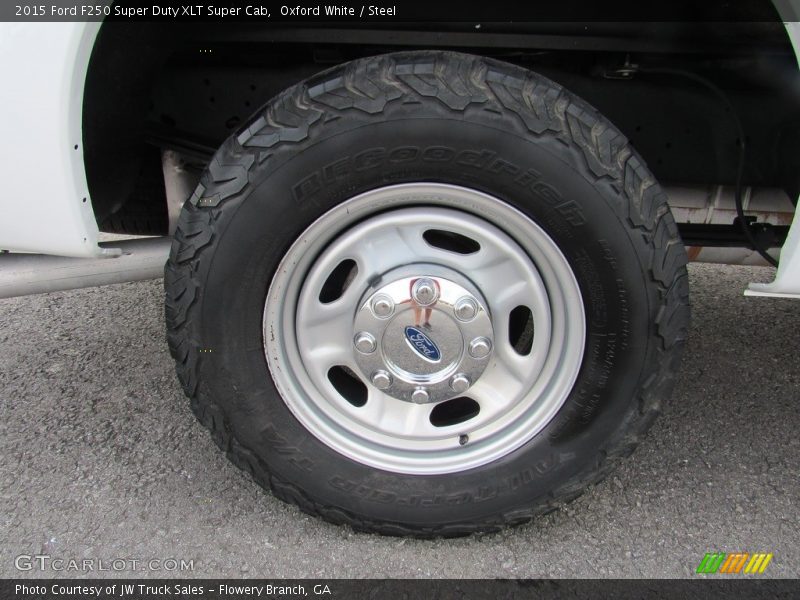 Oxford White / Steel 2015 Ford F250 Super Duty XLT Super Cab