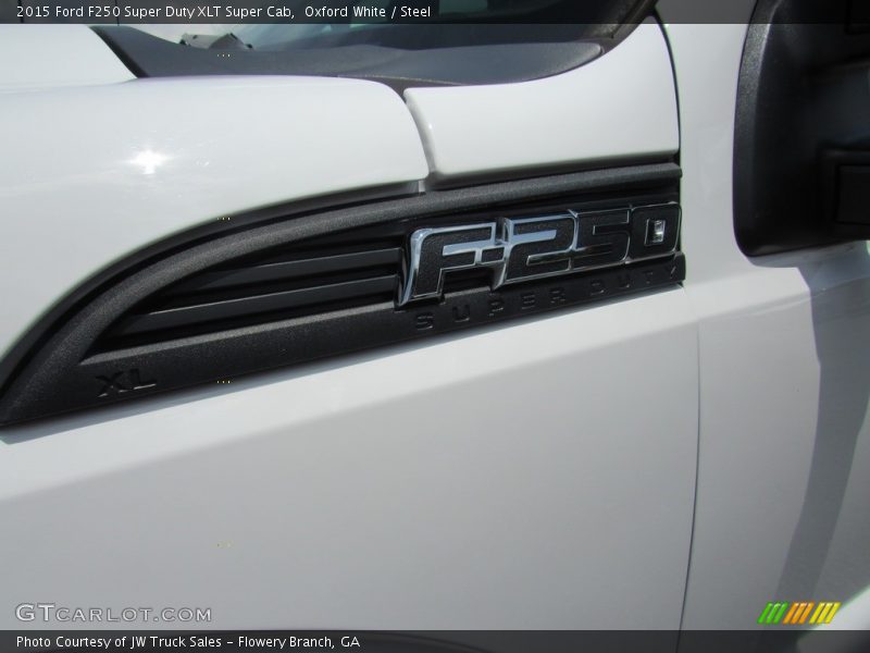 Oxford White / Steel 2015 Ford F250 Super Duty XLT Super Cab