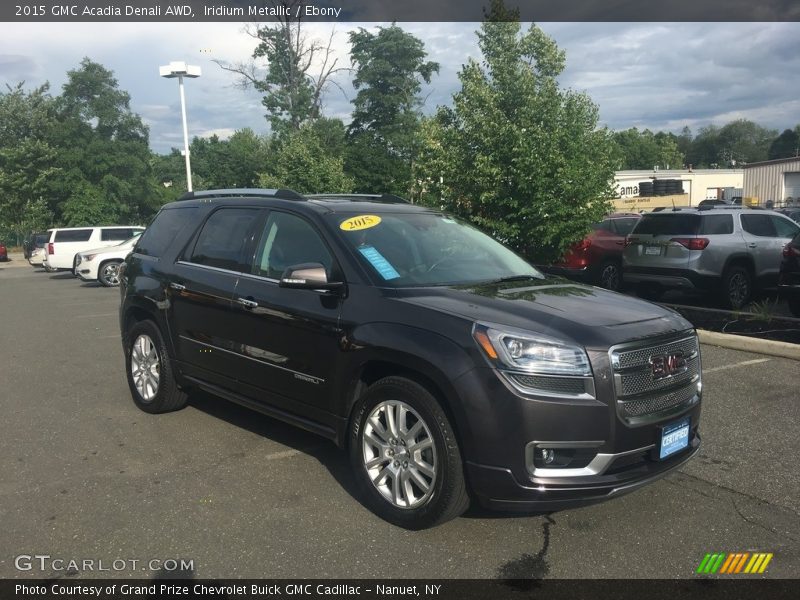Iridium Metallic / Ebony 2015 GMC Acadia Denali AWD