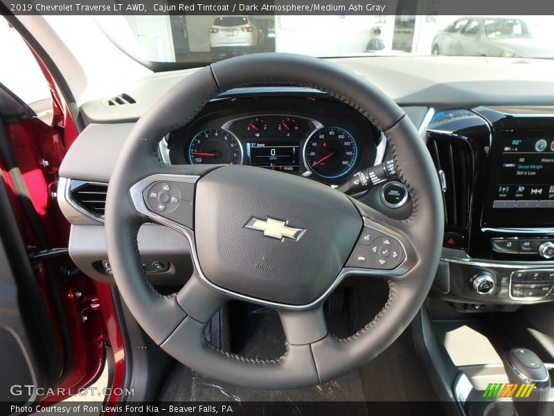 Cajun Red Tintcoat / Dark Atmosphere/Medium Ash Gray 2019 Chevrolet Traverse LT AWD