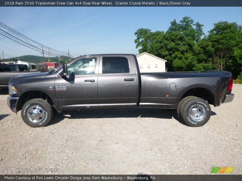 Granite Crystal Metallic / Black/Diesel Gray 2018 Ram 3500 Tradesman Crew Cab 4x4 Dual Rear Wheel