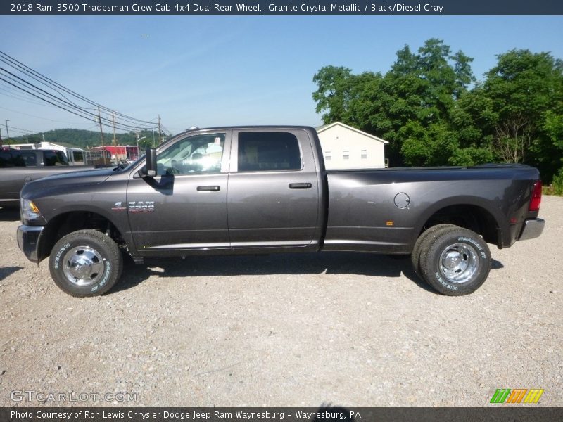 Granite Crystal Metallic / Black/Diesel Gray 2018 Ram 3500 Tradesman Crew Cab 4x4 Dual Rear Wheel