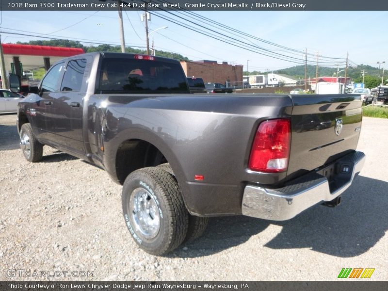 Granite Crystal Metallic / Black/Diesel Gray 2018 Ram 3500 Tradesman Crew Cab 4x4 Dual Rear Wheel