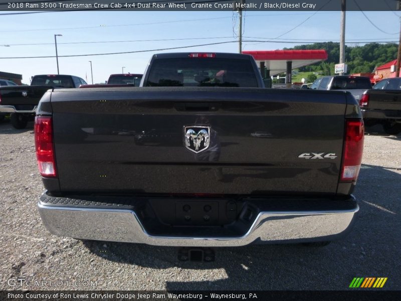 Granite Crystal Metallic / Black/Diesel Gray 2018 Ram 3500 Tradesman Crew Cab 4x4 Dual Rear Wheel