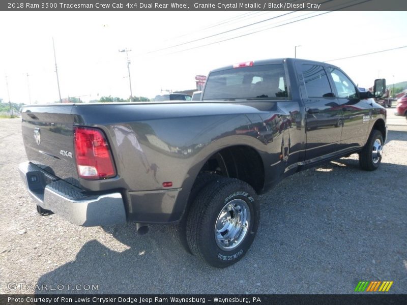 Granite Crystal Metallic / Black/Diesel Gray 2018 Ram 3500 Tradesman Crew Cab 4x4 Dual Rear Wheel