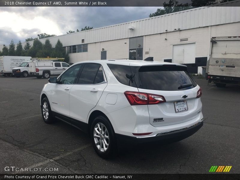 Summit White / Jet Black 2018 Chevrolet Equinox LT AWD