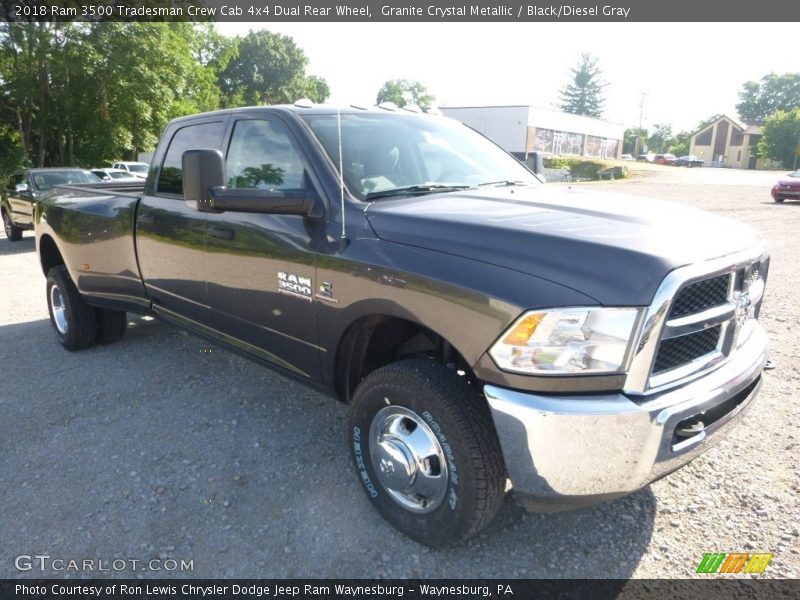 Granite Crystal Metallic / Black/Diesel Gray 2018 Ram 3500 Tradesman Crew Cab 4x4 Dual Rear Wheel