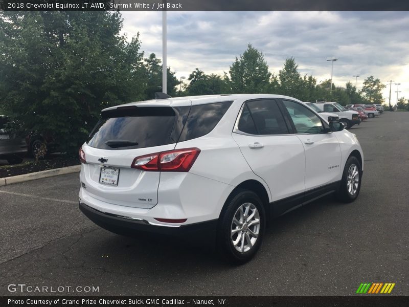 Summit White / Jet Black 2018 Chevrolet Equinox LT AWD