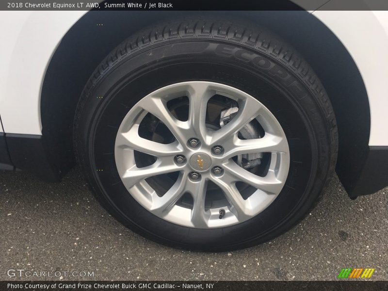 Summit White / Jet Black 2018 Chevrolet Equinox LT AWD