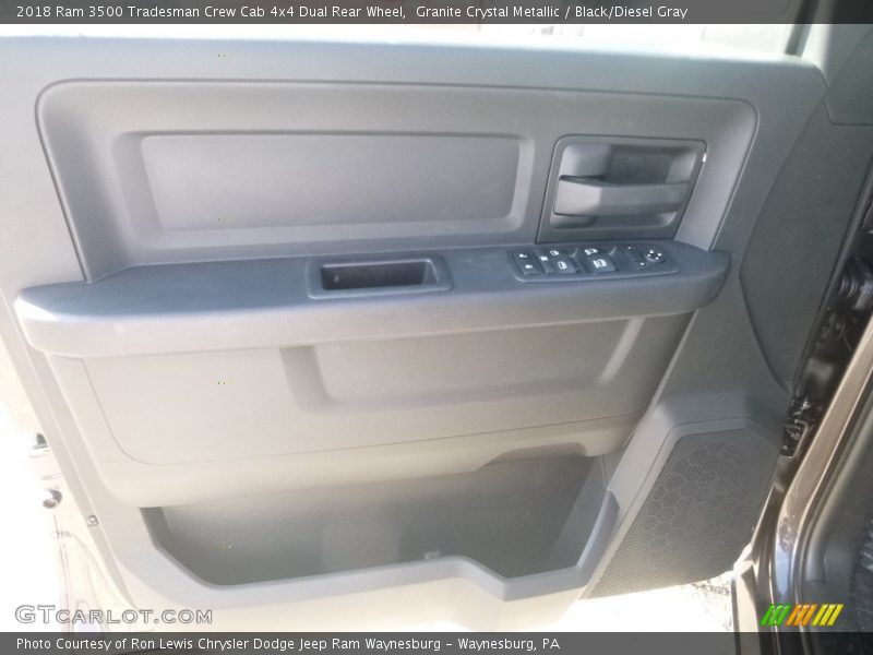 Granite Crystal Metallic / Black/Diesel Gray 2018 Ram 3500 Tradesman Crew Cab 4x4 Dual Rear Wheel