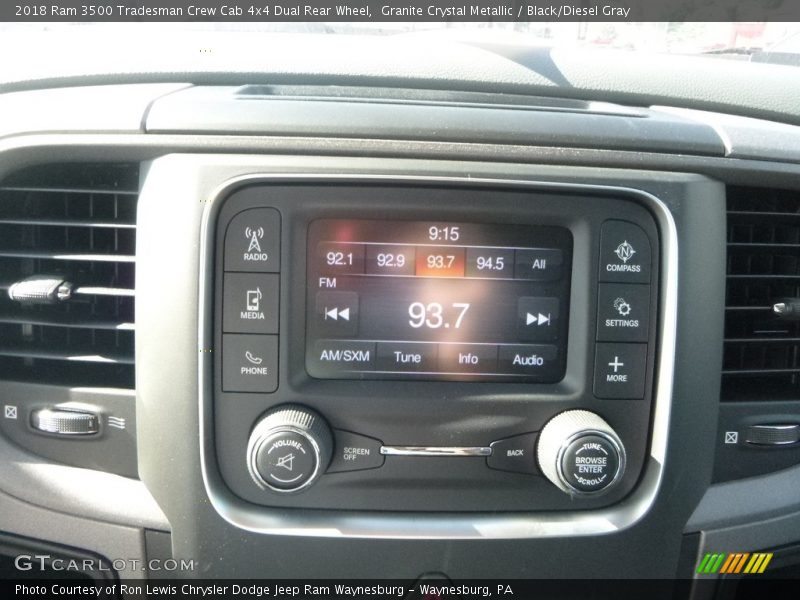 Granite Crystal Metallic / Black/Diesel Gray 2018 Ram 3500 Tradesman Crew Cab 4x4 Dual Rear Wheel