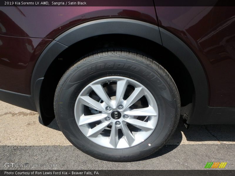 Sangria / Satin Black 2019 Kia Sorento LX AWD