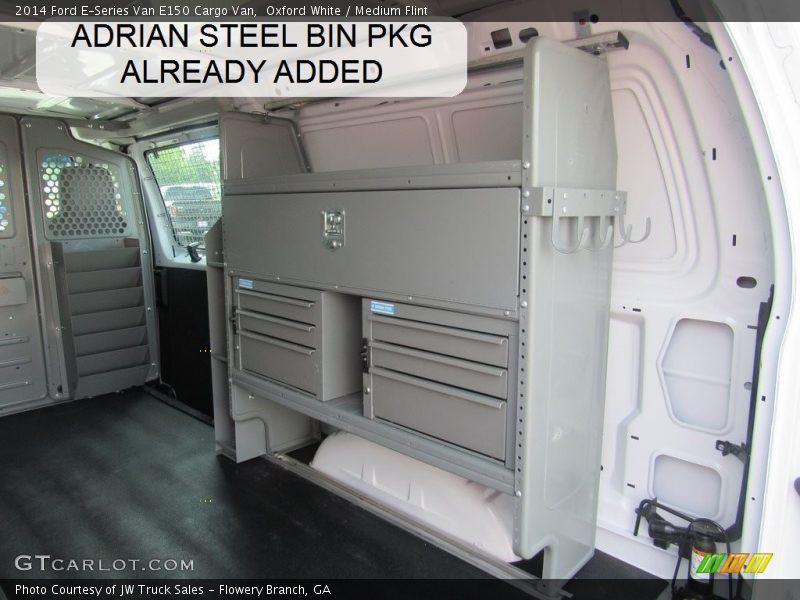 Oxford White / Medium Flint 2014 Ford E-Series Van E150 Cargo Van