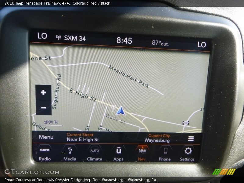 Colorado Red / Black 2018 Jeep Renegade Trailhawk 4x4