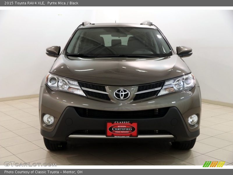 Pyrite Mica / Black 2015 Toyota RAV4 XLE