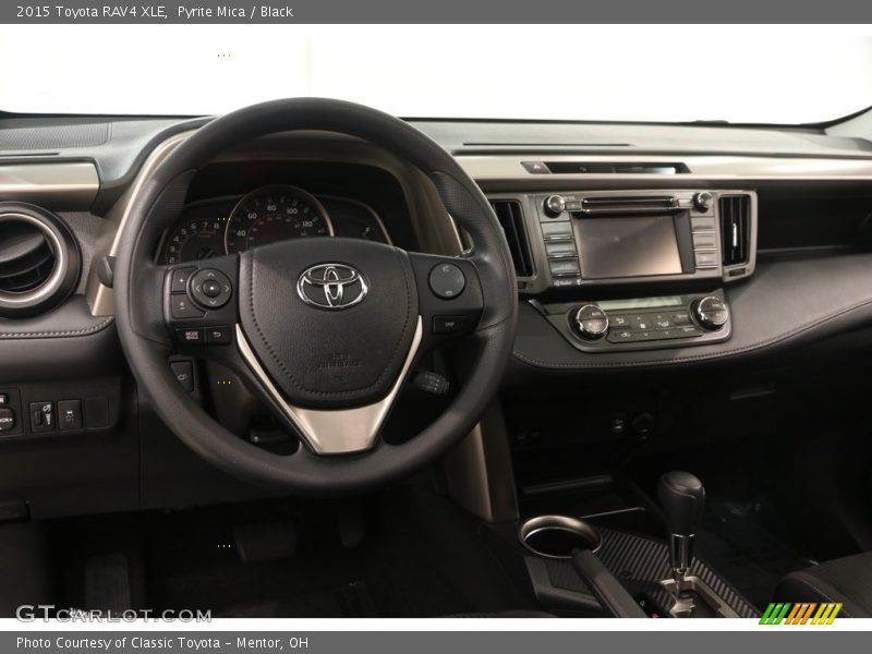 Pyrite Mica / Black 2015 Toyota RAV4 XLE