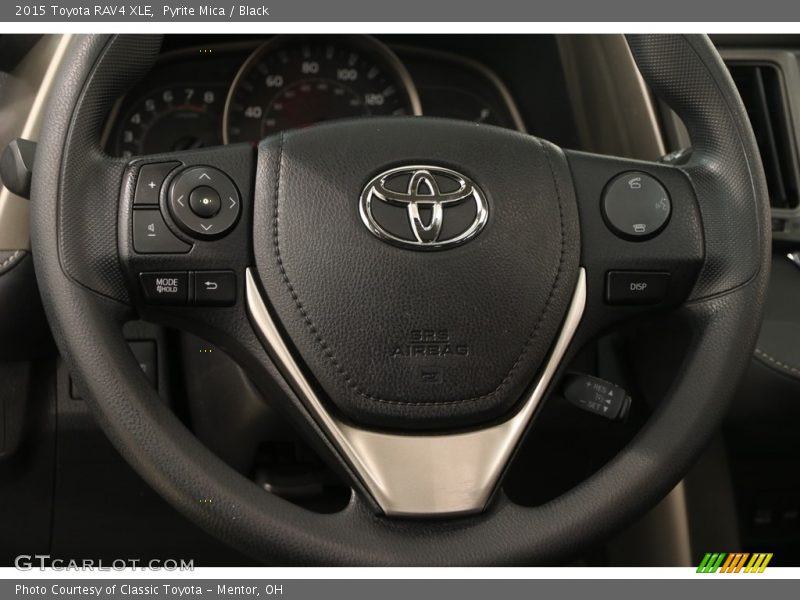 Pyrite Mica / Black 2015 Toyota RAV4 XLE