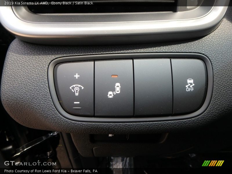 Ebony Black / Satin Black 2019 Kia Sorento LX AWD