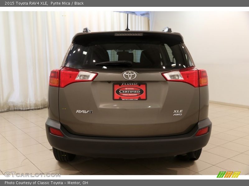 Pyrite Mica / Black 2015 Toyota RAV4 XLE