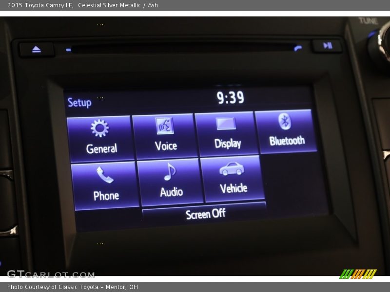 Celestial Silver Metallic / Ash 2015 Toyota Camry LE